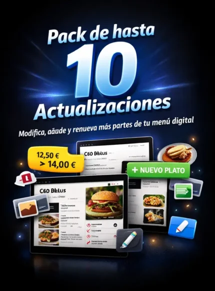 pack de hasta 10 actualizaciones