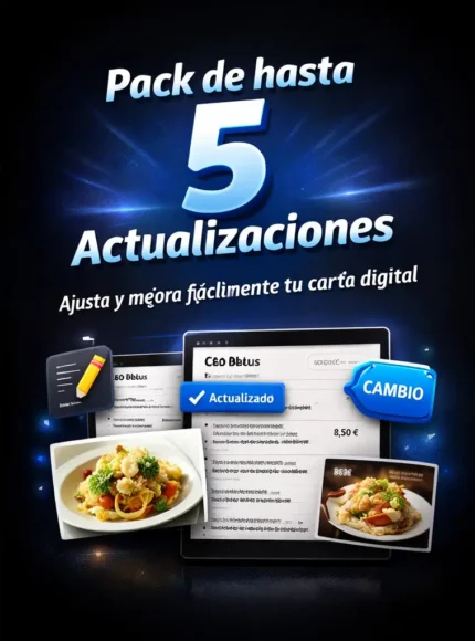 Pack de hasta 5 actualizaciones